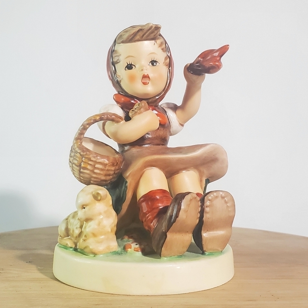 GOEBEL HUMMEL "Farewell" Figurine | Stamped HUM # 65 | TMK-6| W. Germany EUC